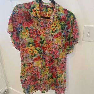 Alice + Olivia Sz. XS Floral Tunic